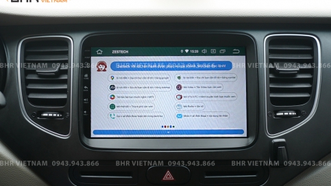 Trải nghiệm âm thanh DSP kênh trên màn hình Kovar T1 Kia Rondo 2014 - nay